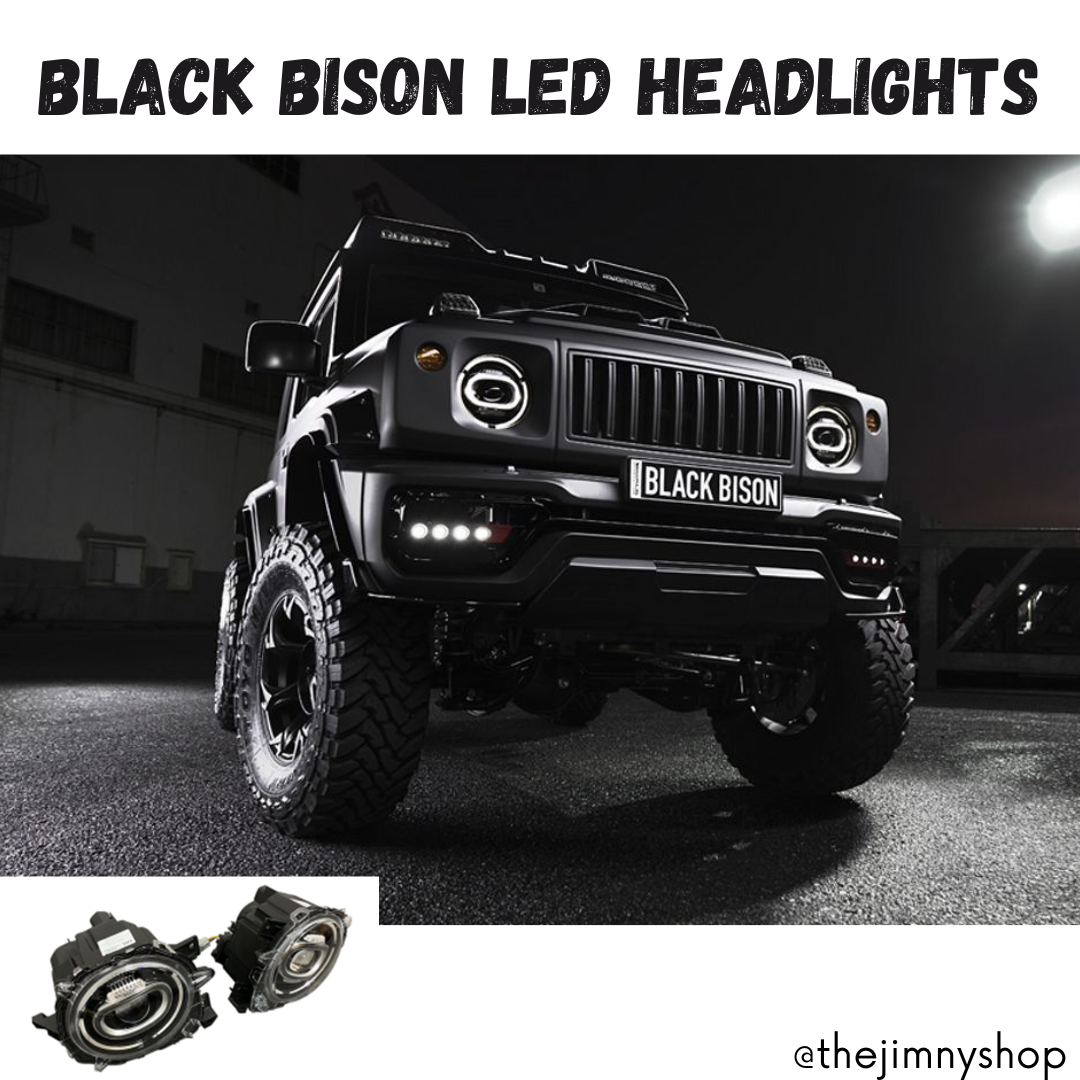 Black Bison LED Headlights (Jimny Models JB74 & JC74) - Image 5
