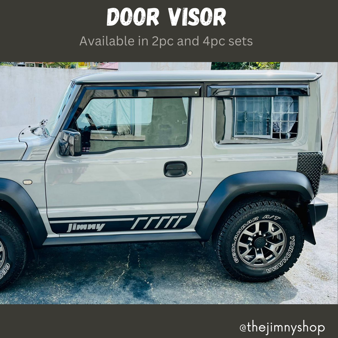 Door Visors 2pcs & 4pcs set (Jimny Models JB74)