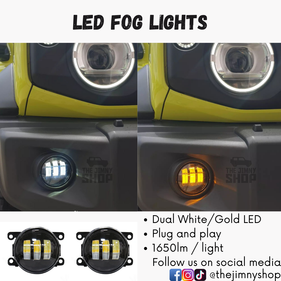 Dual LED Fog Lights (Jimny Models JB74 & JC74) - Image 2