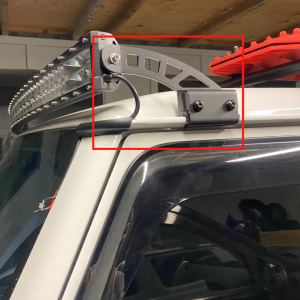 LED Mounting Bracket (Jimny Models JB74 & JC74)